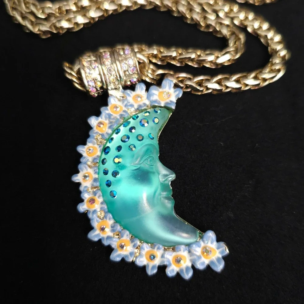 Kirks‎ Folly Goddess Moon Magnetic Necklace & Pendant 30
